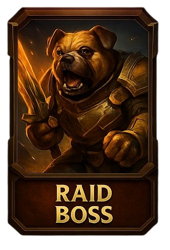 DogUnity Trading Card featuring a happy mixed-breed dog