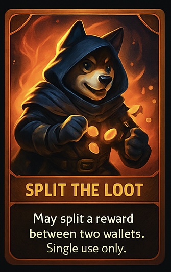 DogUnity Trading Card featuring a happy mixed-breed dog